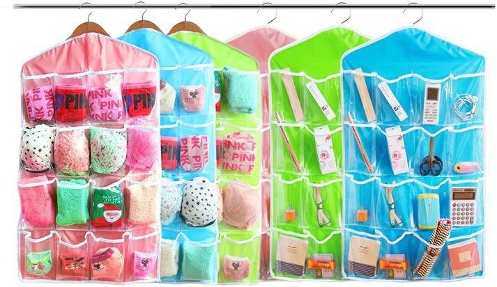 16-Pocket Hanging Laundry & Wardrobe Organizer - product image 2