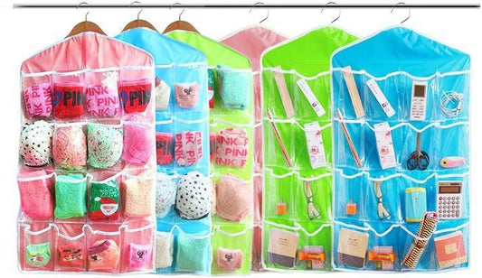 16-Pocket Hanging Laundry & Wardrobe Organizer - product image 2