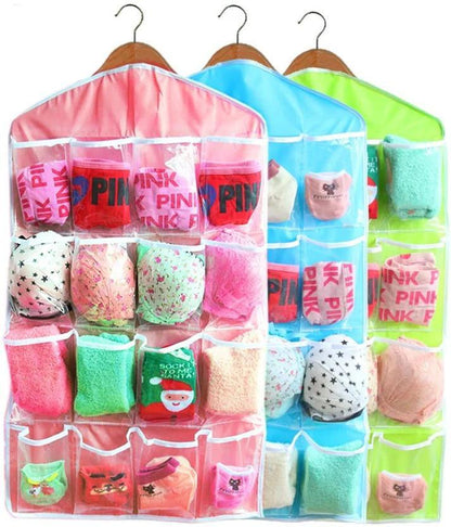 16-Pocket Hanging Laundry & Wardrobe Organizer - product image 3