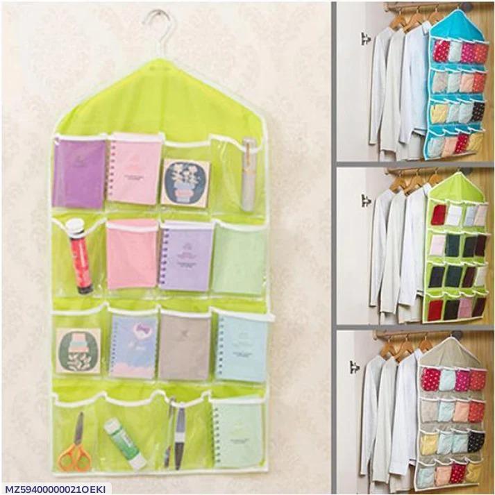 16-Pocket Hanging Laundry & Wardrobe Organizer - product image 4