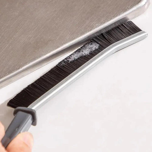 Compact Multi-Purpose Cleaning Brush for Home & Car – Grey - product image 2
