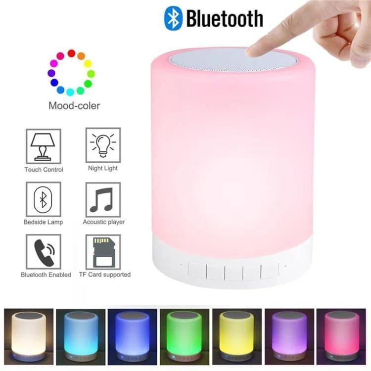Touch-Control Night Lamp with Bluetooth Speaker | Smart Home Gadget Pakistan | SBZONE | Image 1
