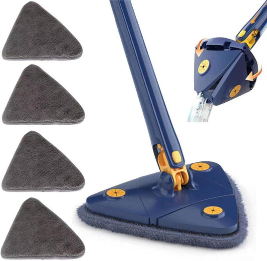 Microfiber Spray Mop with 4 Reusable Pads – Blue - product image 1