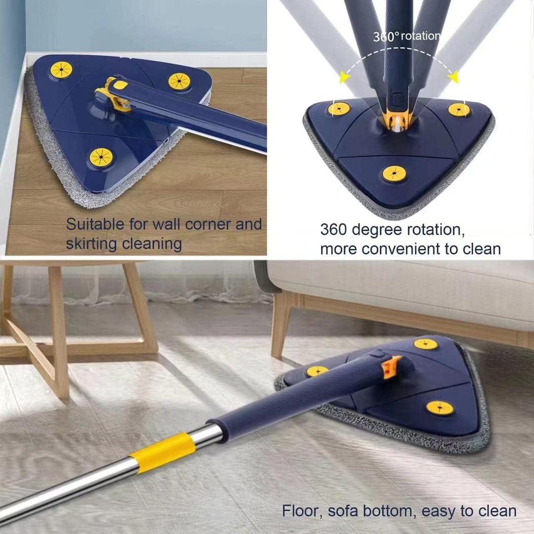 Microfiber Spray Mop with 4 Reusable Pads – Blue - product image 4