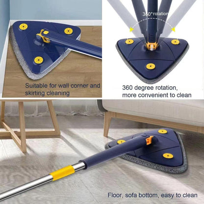 Microfiber Spray Mop with 4 Reusable Pads – Blue - product image 4