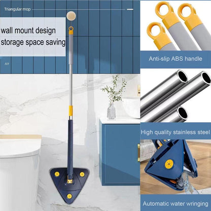 Microfiber Spray Mop with 4 Reusable Pads – Blue - product image 5