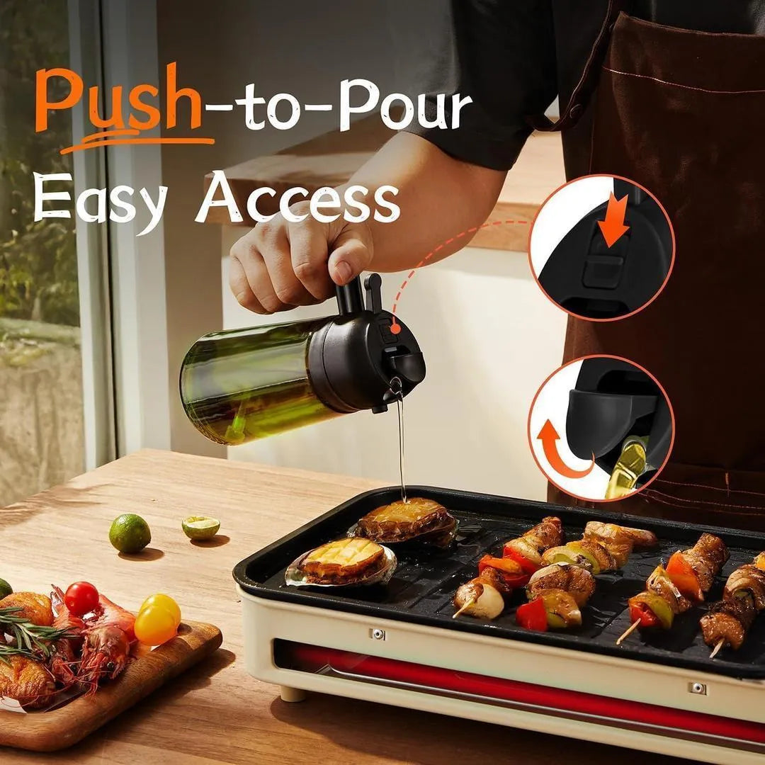 5L Leak-Proof Glass Oil & Ghee Storage Bottle | Food Storage Pakistan | SBZONE | Image 2