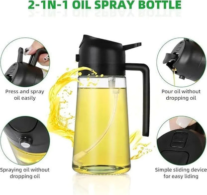 Premium Glass Oil Spray Bottle with Nozzle | Food Storage Pakistan | SBZONE | Image 2
