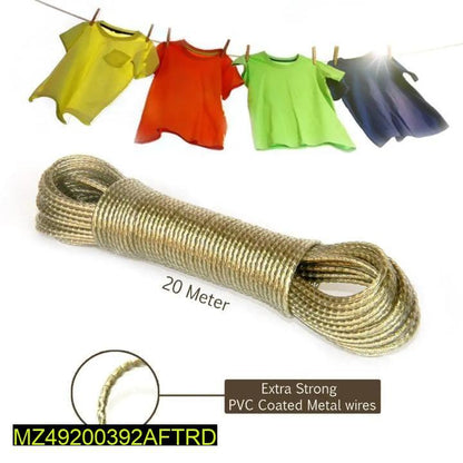 PVC-coated metal washing line