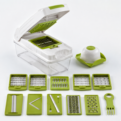 14-in-1 multipurpose vegetable chopper and mandoline set