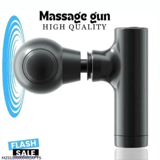 Rechargeable Mini Massage Gun – Black | SBZONE Pakistan | Image 1