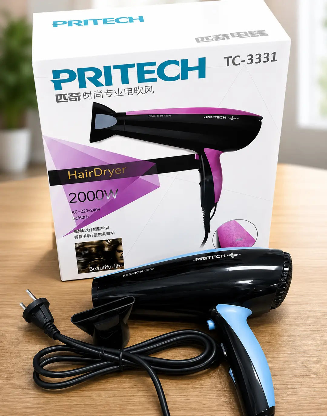 PRITECH TC-3331 Professional Hair Dryer – 2000W | SBZONE Pakistan | Image 3