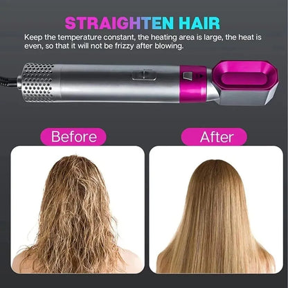 5-in-1 Hair Styler with Curler, Straightener, Brush & Dryer | SBZONE Pakistan | Image 4