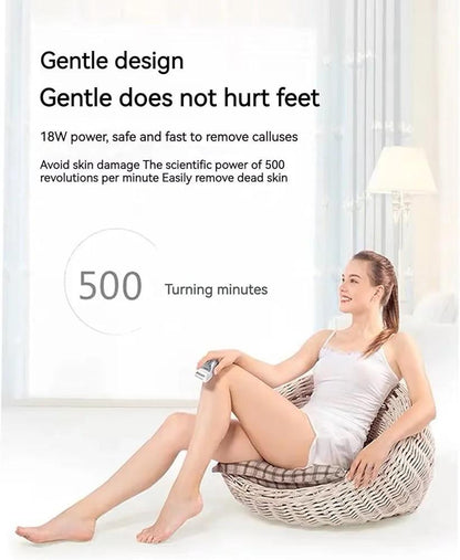 Rechargeable Electric Foot File & Callus Remover – 2 Pack | SBZONE Pakistan | Image 4