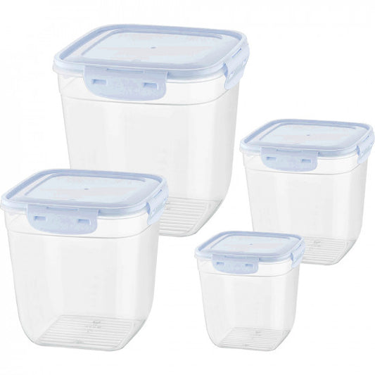 Stackable refrigerator food storage boxes
