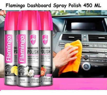 Flamingo Car Dashboard Polish & Interior Protectant – 450ml - product image 3