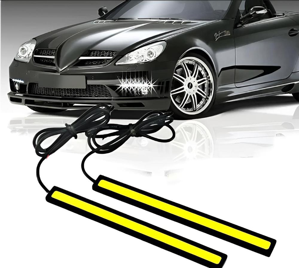 8-Piece Bright White LED Strip Lights for Cars & Motorcycles - product image 1
