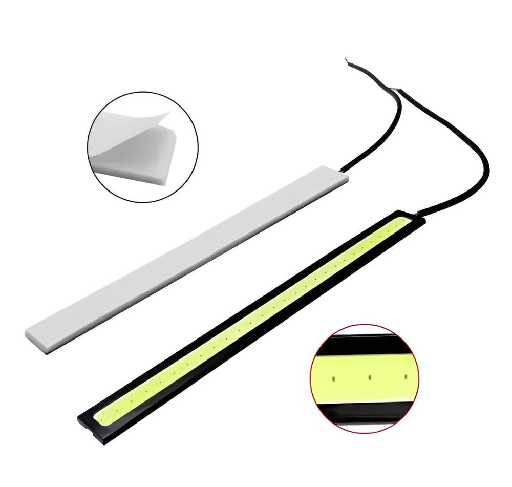 8-Piece Bright White LED Strip Lights for Cars & Motorcycles - product image 2
