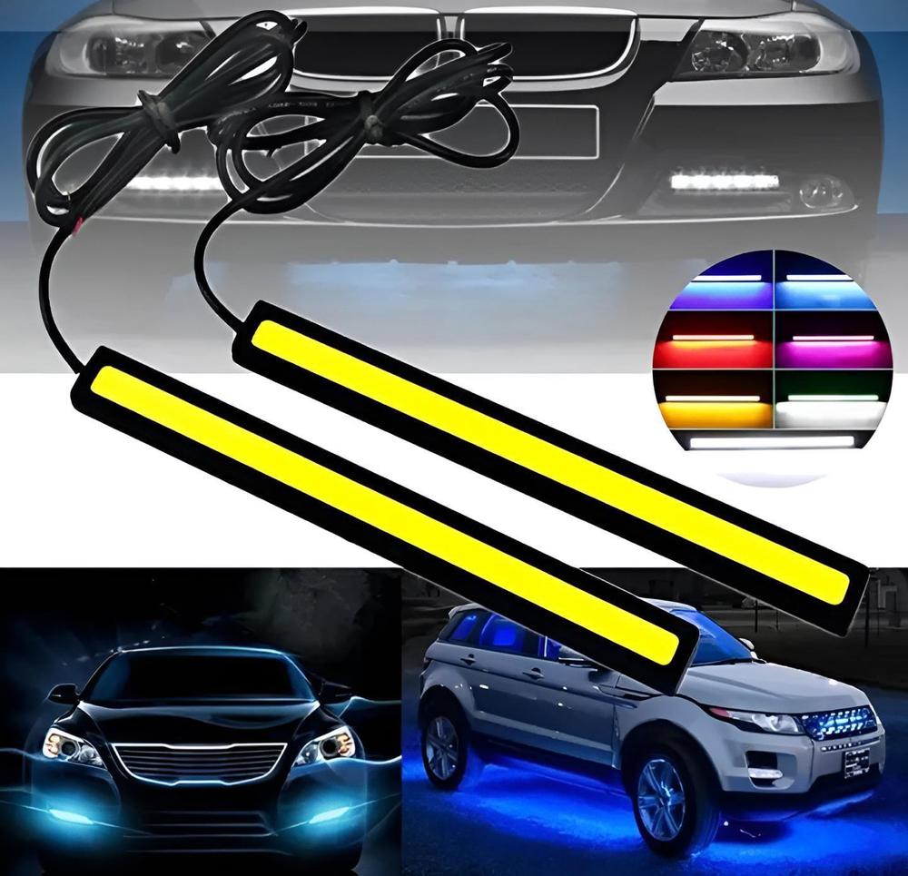 8-Piece Bright White LED Strip Lights for Cars & Motorcycles - product image 5