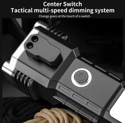 Rechargeable Emergency LED Torch with Window Hammer & Belt Cutter - product image 3