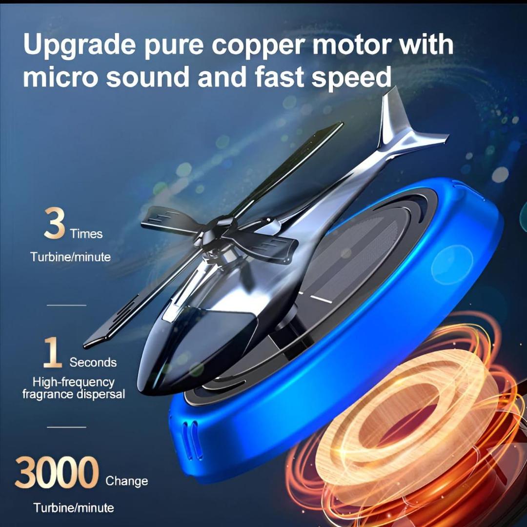 Solar Rotating Car Air Freshener – Dashboard Aroma Diffuser - product image 3