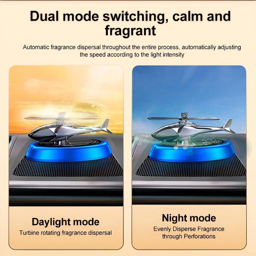 Solar Rotating Car Air Freshener – Dashboard Aroma Diffuser - product image 4