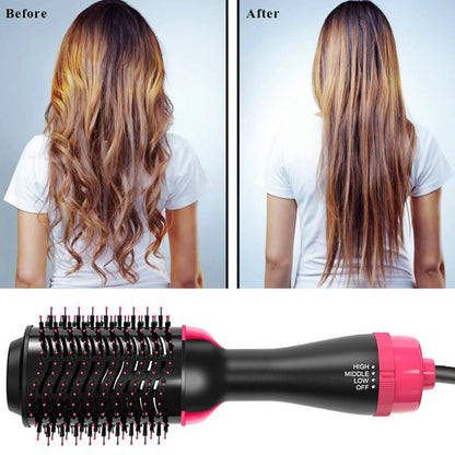 One-step hair styling and volumizing tool