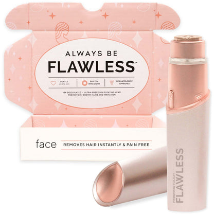 Rose gold facial hair remover