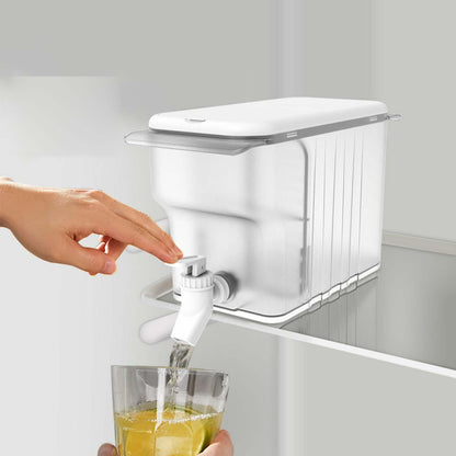 Cold water and lemonade fridge dispenser