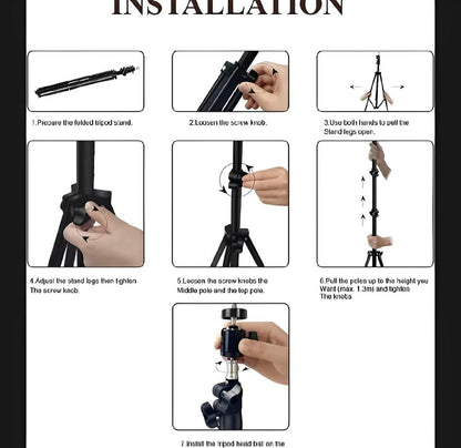 26cm LED Ring Light with Metal Tripod Stand - product image 3