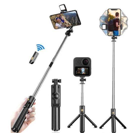 4-in-1 Bluetooth Selfie Stick Tripod with Remote - product image 2