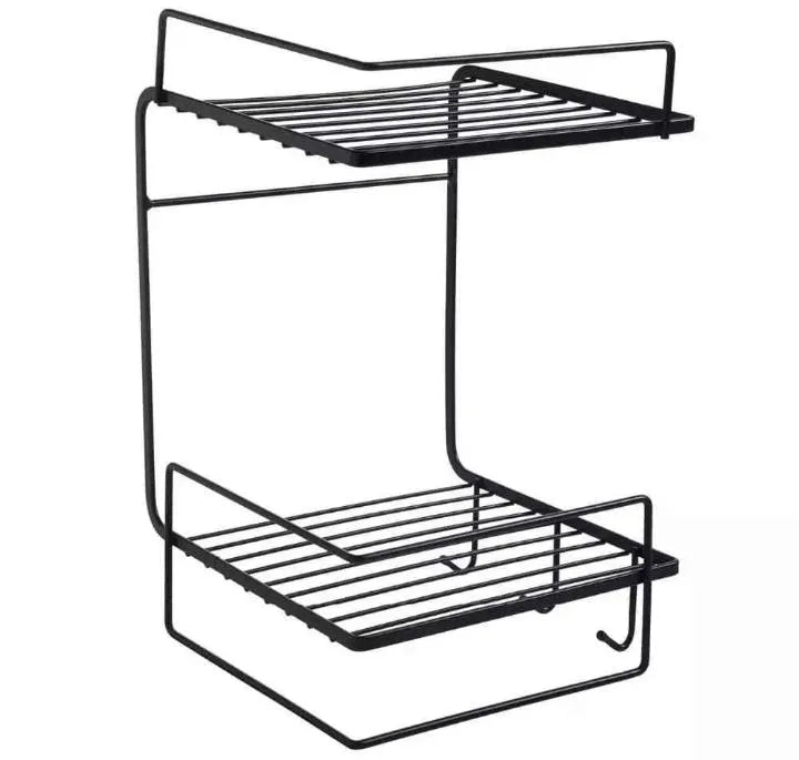 Stainless steel bathroom storage organizer