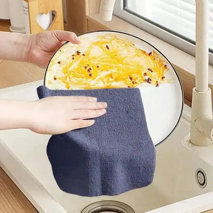 Reusable kitchen cleaning cloth set