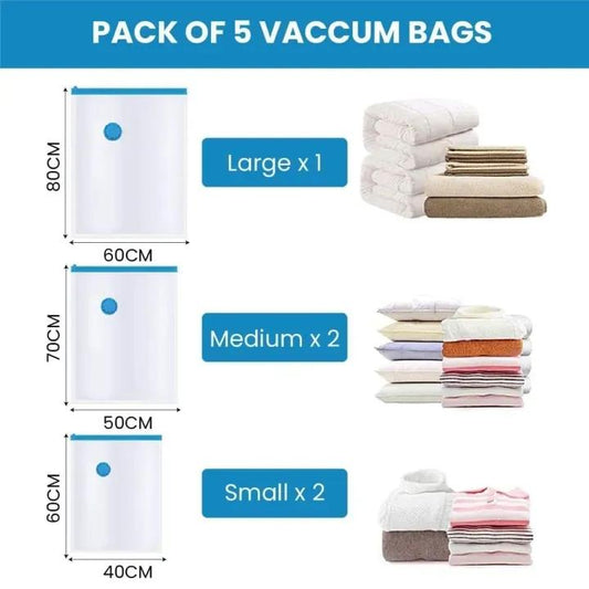 vacuum storage bag set – view 2