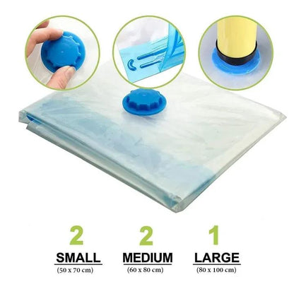 vacuum storage bag set – view 4